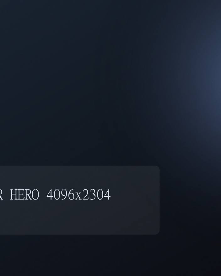 Synthetic hero render: a dark blue gradient with a soft light bloom and fine film grain, labelled as a placeholder
